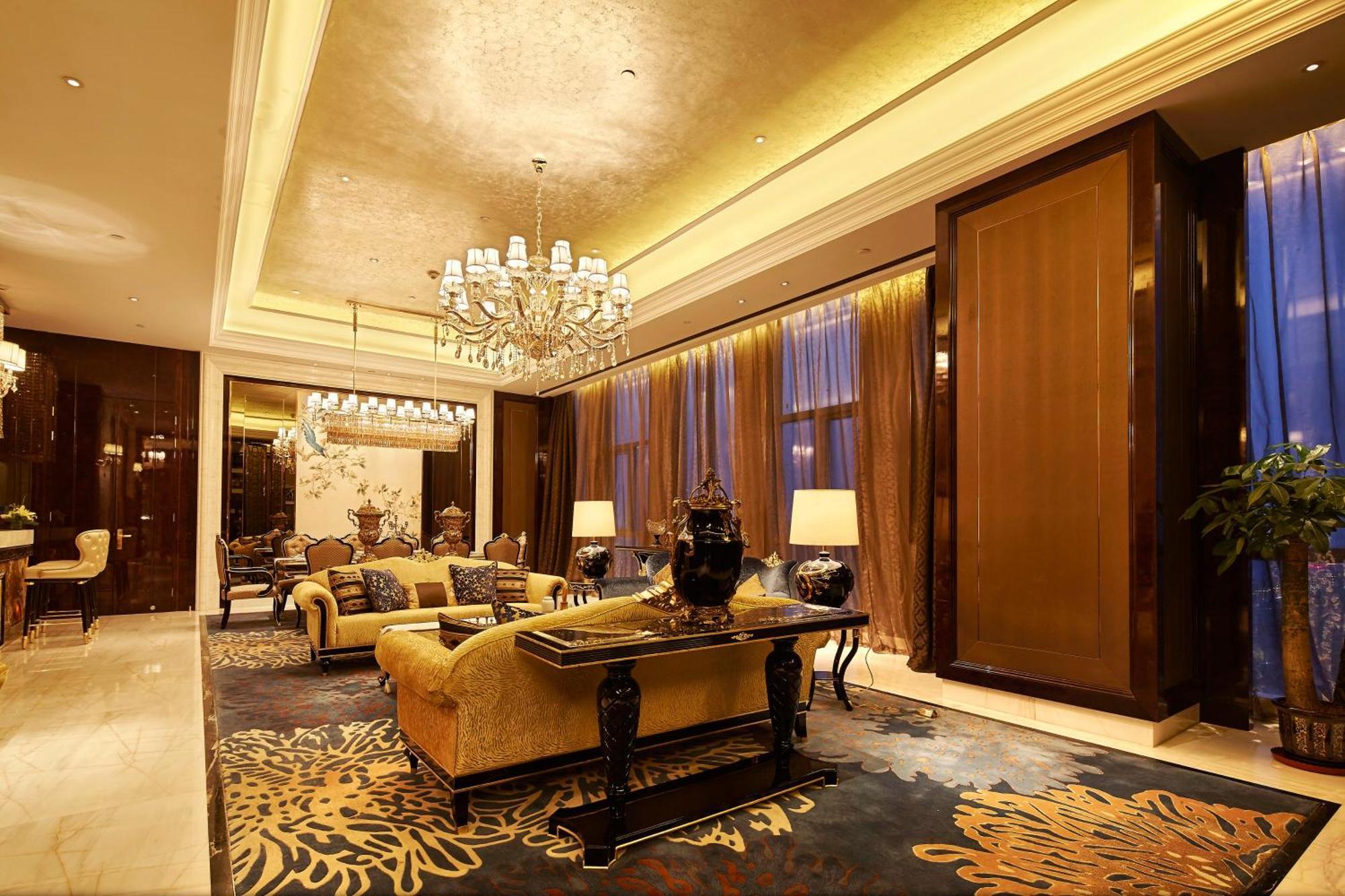 Wanda Realm Hotel Дуньин Стая снимка